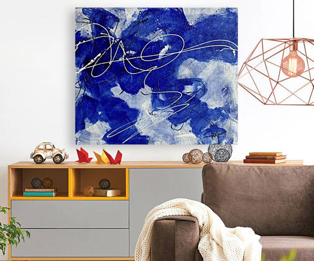 Blue Nebula by Dorothea Neumann