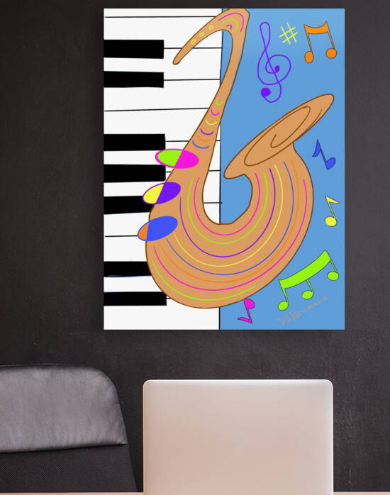 Sax  Piano1 by Dorothea Neumann
