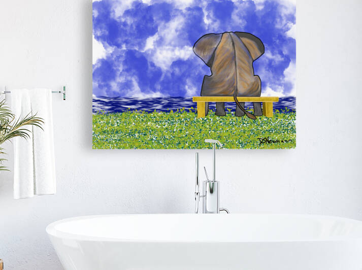 Enjoying The View Reproduction