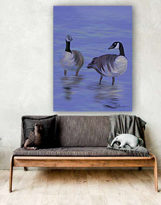2 Geese by Dorothea Neumann