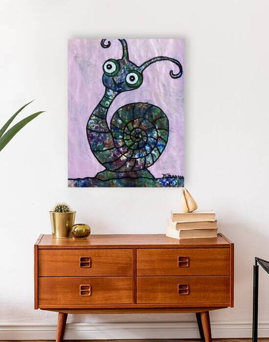 Whimsical Snail by Dorothea Neumann