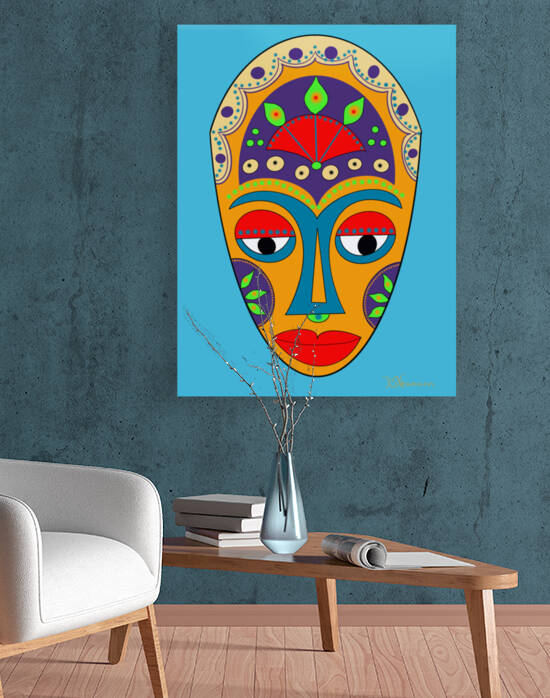 Woman s Mask 11 by Dorothea Neumann
