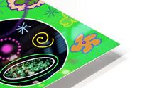Paisley Lime HD Metal print