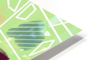 Rectangles In Pale Green HD Metal print