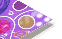 Circle Overload In Violet HD Metal print
