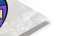 Simple Mask.on marble background HD Metal print
