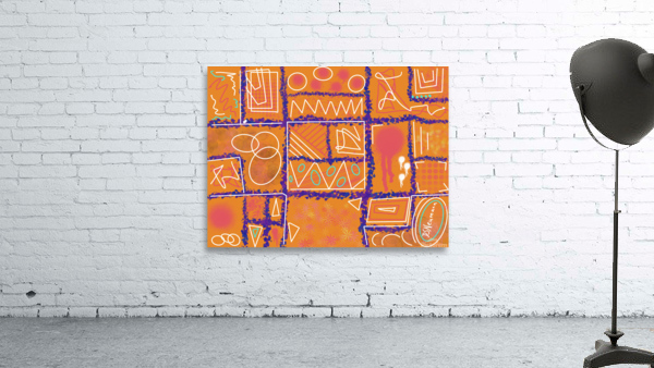 Divide  Conquer Orange Wall Preview