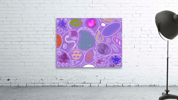Extravaganza In Violet Wall Preview