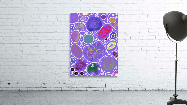 Circle Overload In Purple Wall Preview