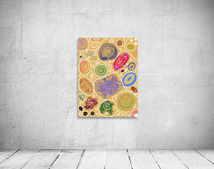 Circle Overload In Gold Wall Preview