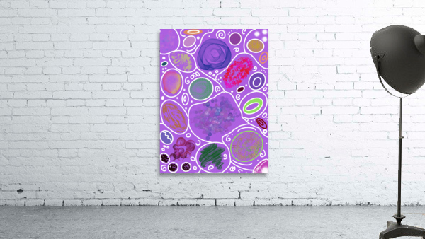 Circle Overload In Violet Wall Preview