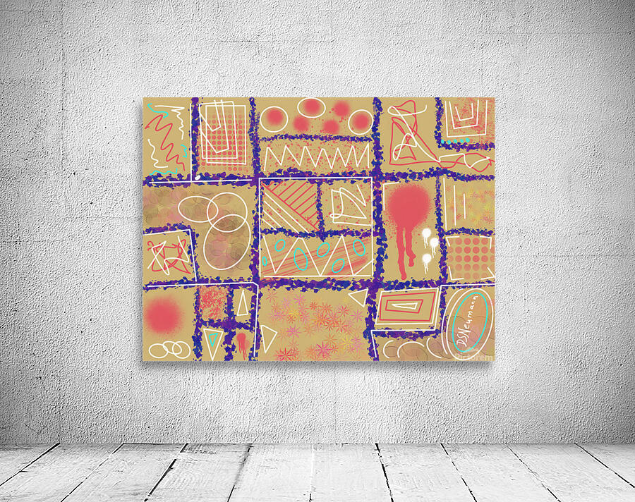 Divide  Conquer Beige Wall Preview