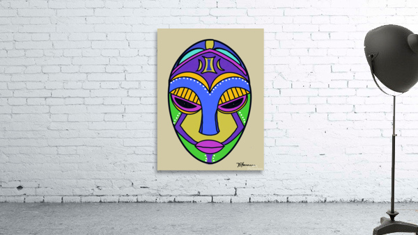 Tribal Mask  Wall Preview
