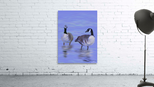 2 Geese Wall Preview