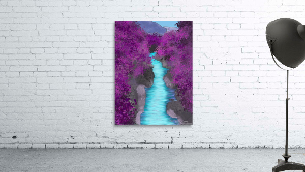Narrow River Pass Wall Preview