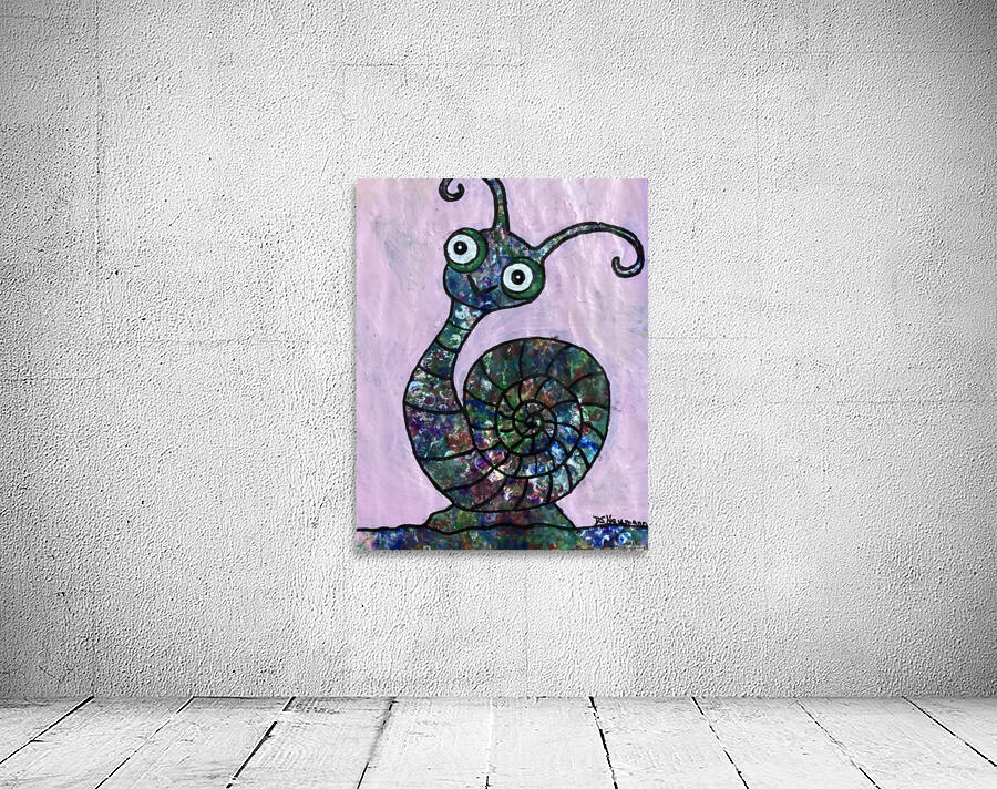 Whimsical Snail Wall Preview