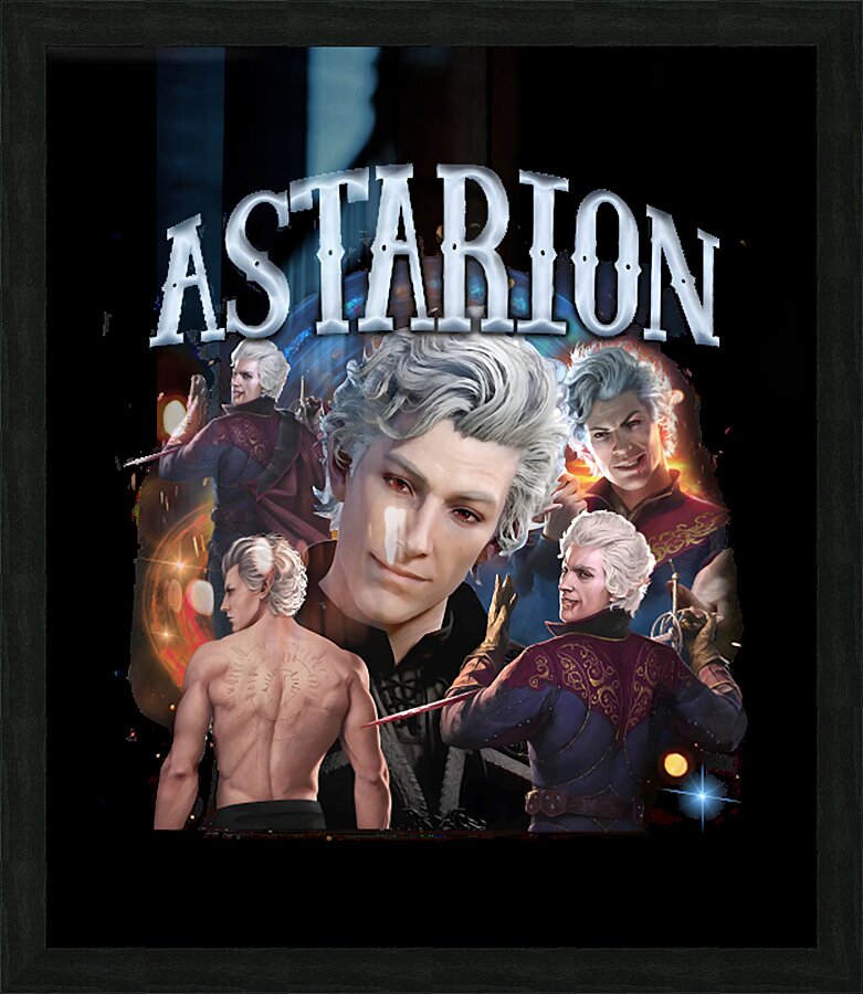 Astarion Homage Picture Frame print