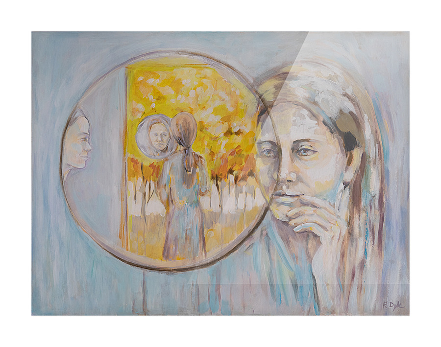 Four Mirrors Picture Frame print