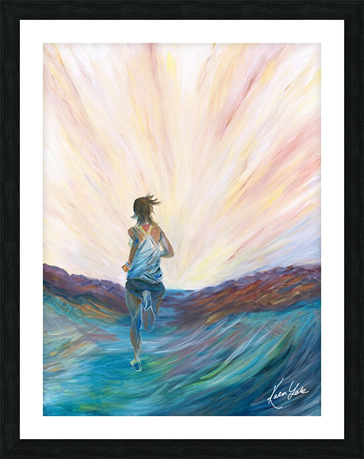 Rhythmic Energy Picture Frame print