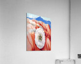 Georgia OKeeffe - Red hills and white flower II Acrylic Print