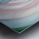  Georgia OKeeffe - Grey Blue and Black Pink Circle Metal print