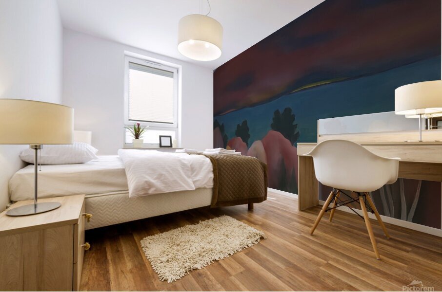 Georgia OKeeffe - Lake George Mural print