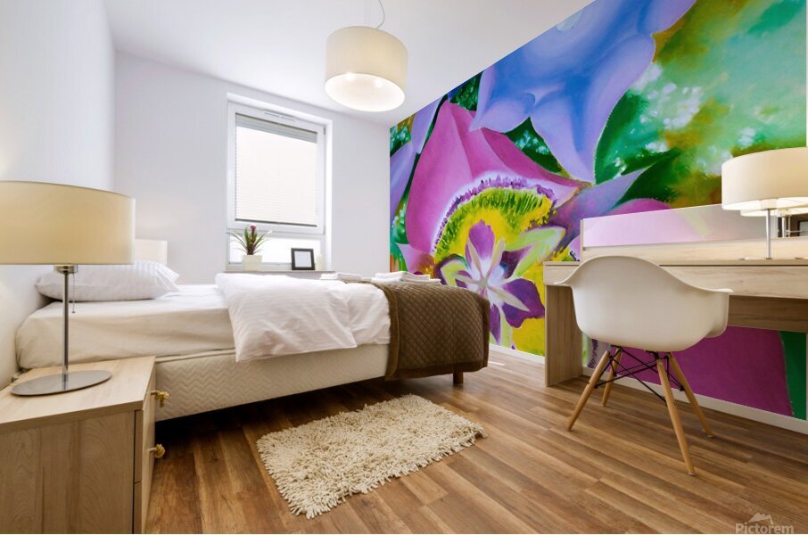 Georgia OKeeffe - Mountain Flowers No. II  Mariposa Lily Mural print