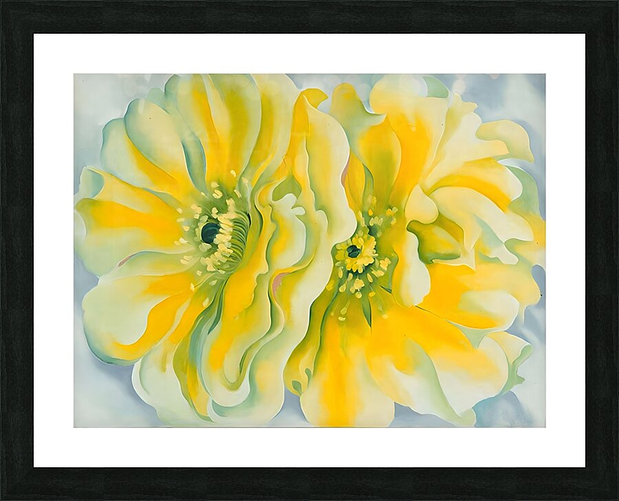 Georgia OKeeffe - Yellow cactus  1929 Picture Frame print
