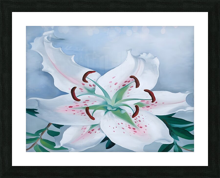 Georgia OKeeffe Pink Spotted Lily Picture Frame print