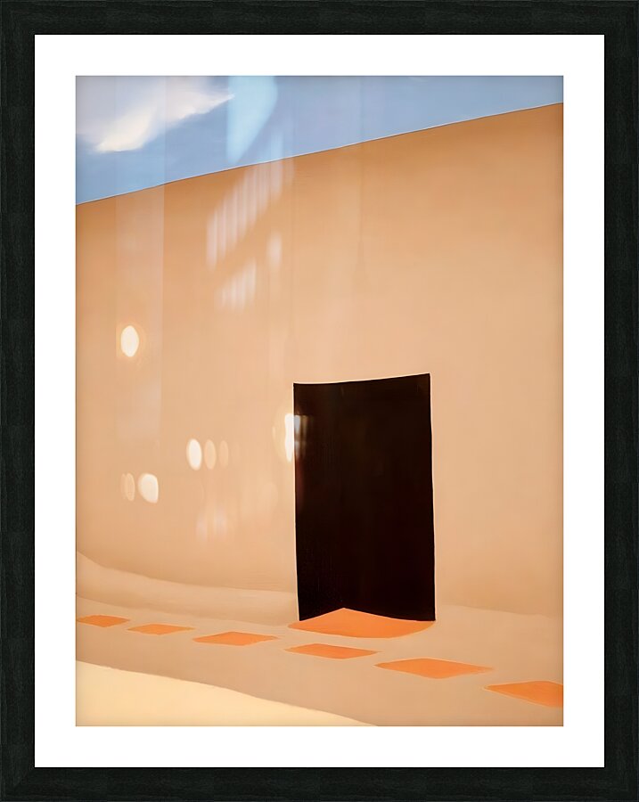 Georgia OKeeffe - Patio with Cloud 1956 Picture Frame print