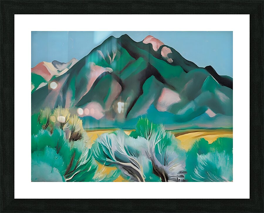 Georgia OKeeffe - New Mexico Landscape Picture Frame print