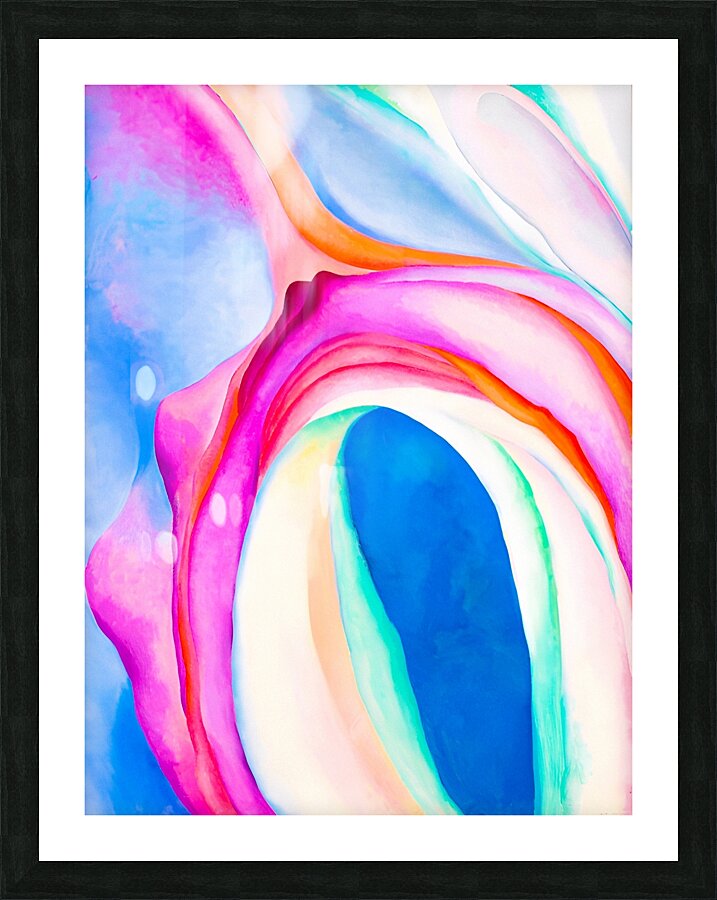 Georgia O Keeffe - Music Pink and Blue  No. 2 Picture Frame print