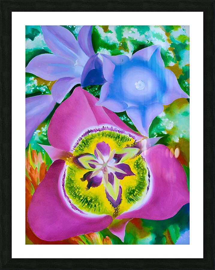 Georgia OKeeffe - Mountain Flowers No. II  Mariposa Lily Picture Frame print