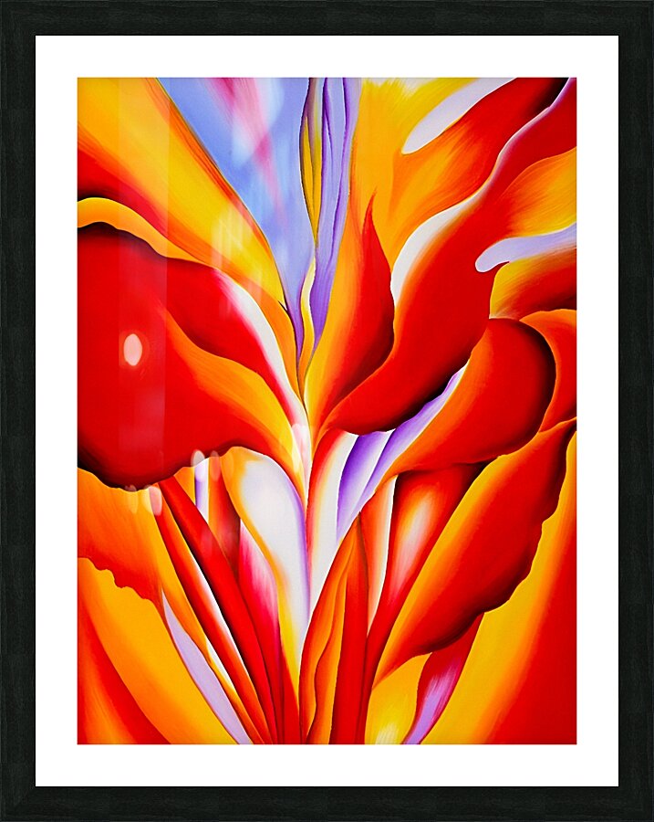 Georgia OKeeffe - Red Canna. 1924  Picture Frame print