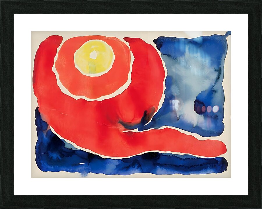 Georgia OKeeffe - Evening Star V Picture Frame print
