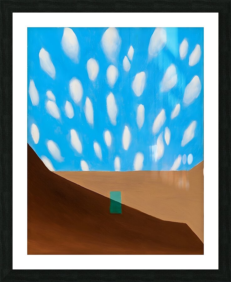 Georgia OKeeffe - In the Patio VIII  Picture Frame print