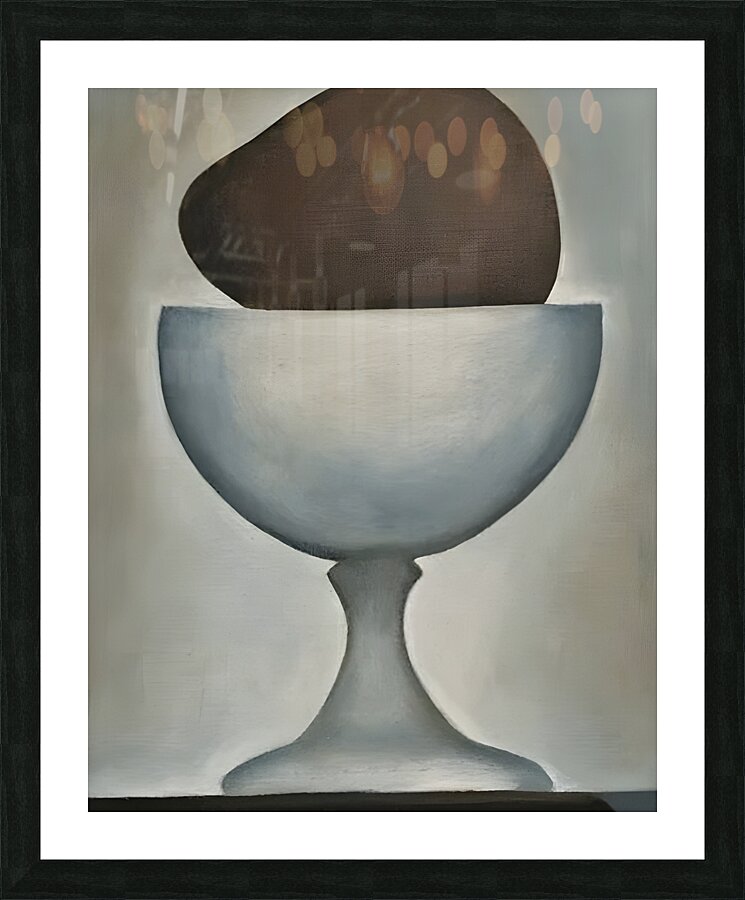 Georgia OKeeffe - Alligator Pear in White Dish 1921 Picture Frame print