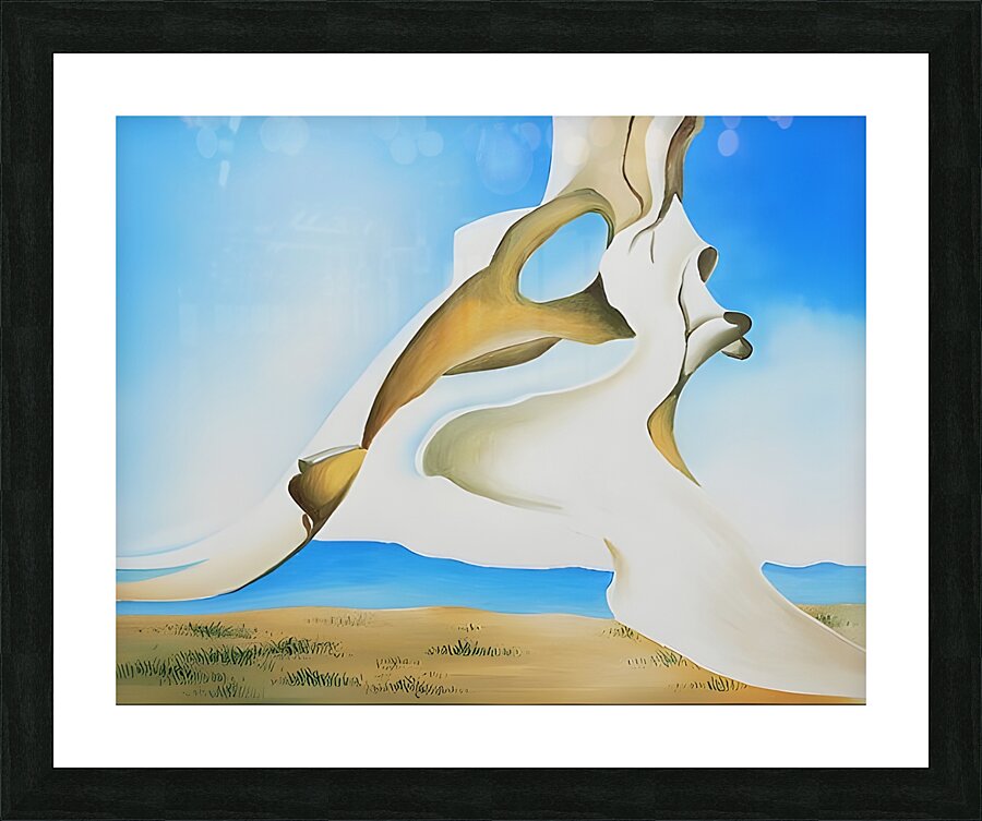  Georgia OKeeffe - Pelvis with the Distance Picture Frame print