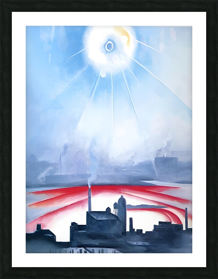 Georgia OKeeffe - East River No 1  Picture Frame print