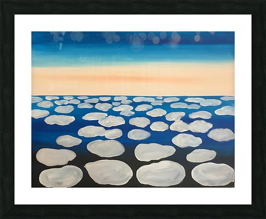 Georgia OKeeffe - Sky Above Clouds IV Picture Frame print