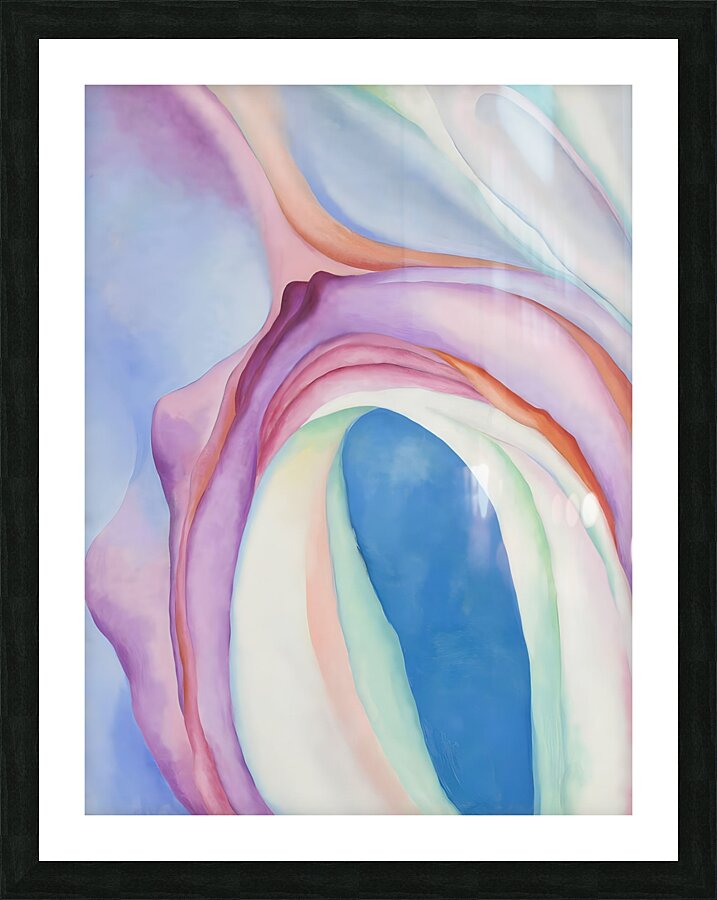 Georgia O Keeffe - Music Pink and Blue  No. 2 . 1918 Picture Frame print