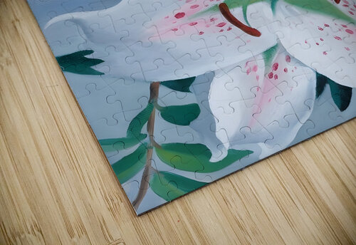 Georgia OKeeffe Pink Spotted Lily William Store puzzle