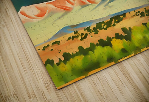 Georgia OKeeffe - Red and Yellow Cliffs William Store puzzle