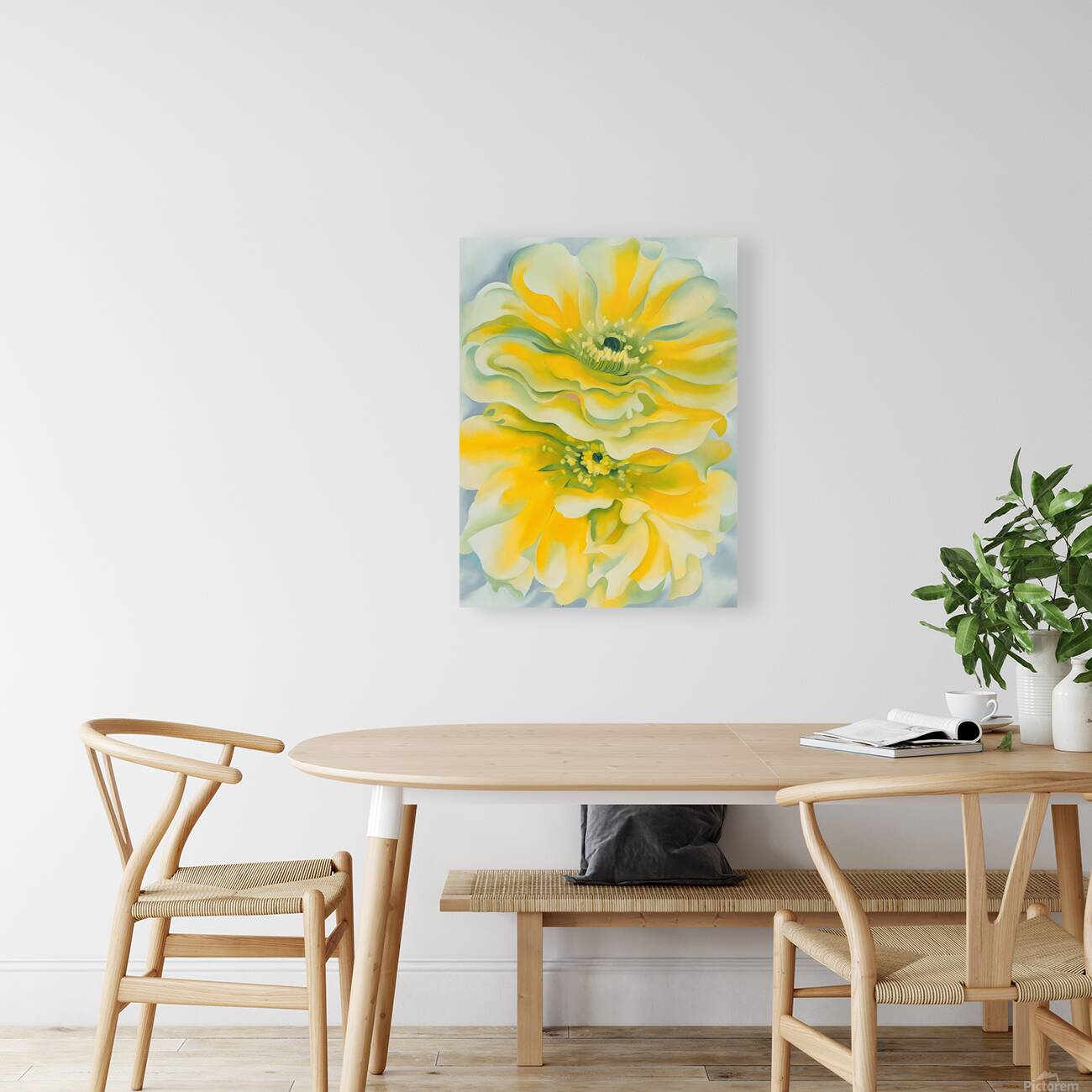 Georgia OKeeffe - Yellow cactus Reproduction