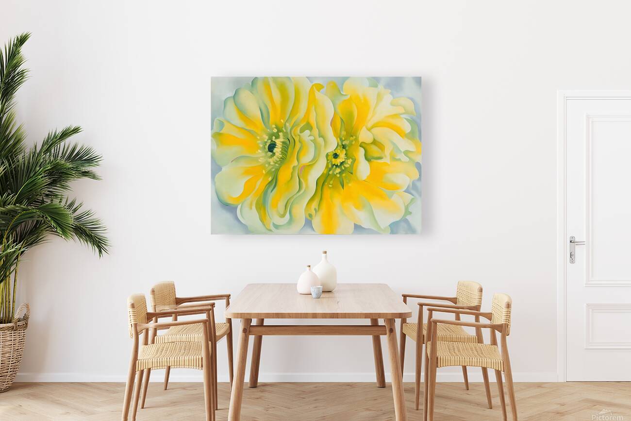 Georgia OKeeffe - Yellow cactus  1929 Reproduction