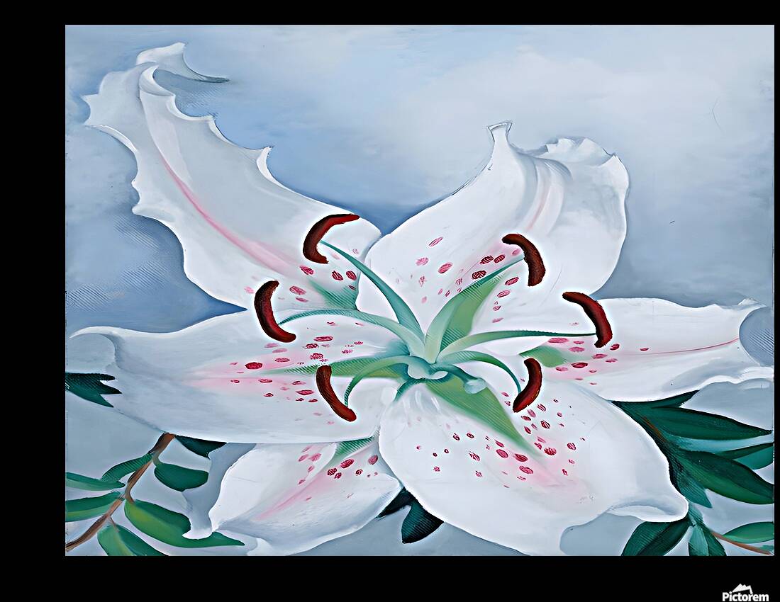 Georgia OKeeffe Pink Spotted Lily Reproduction