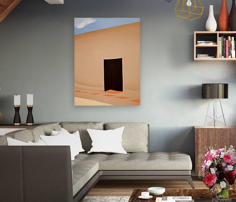 Georgia OKeeffe - Patio with Cloud 1956 Reproduction