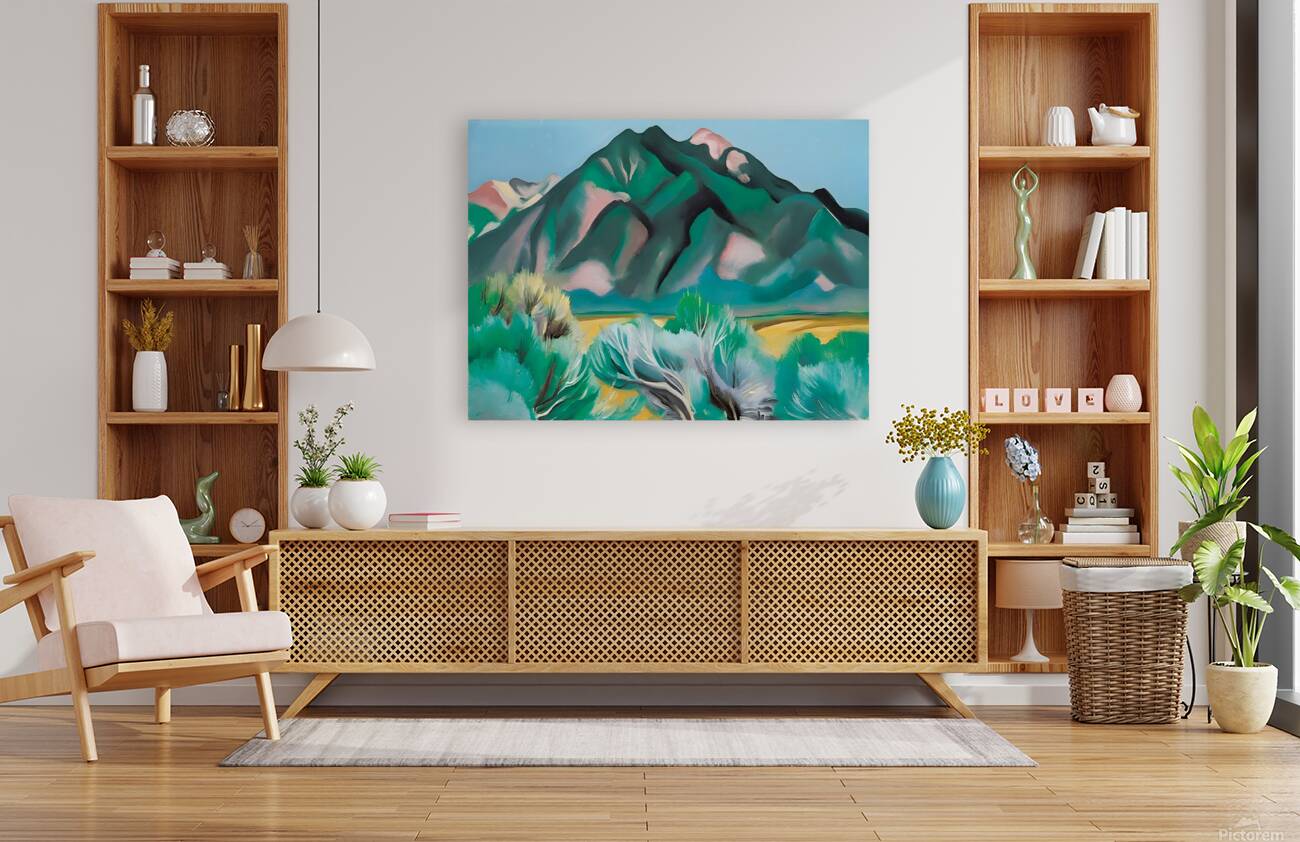 Georgia OKeeffe - New Mexico Landscape Reproduction