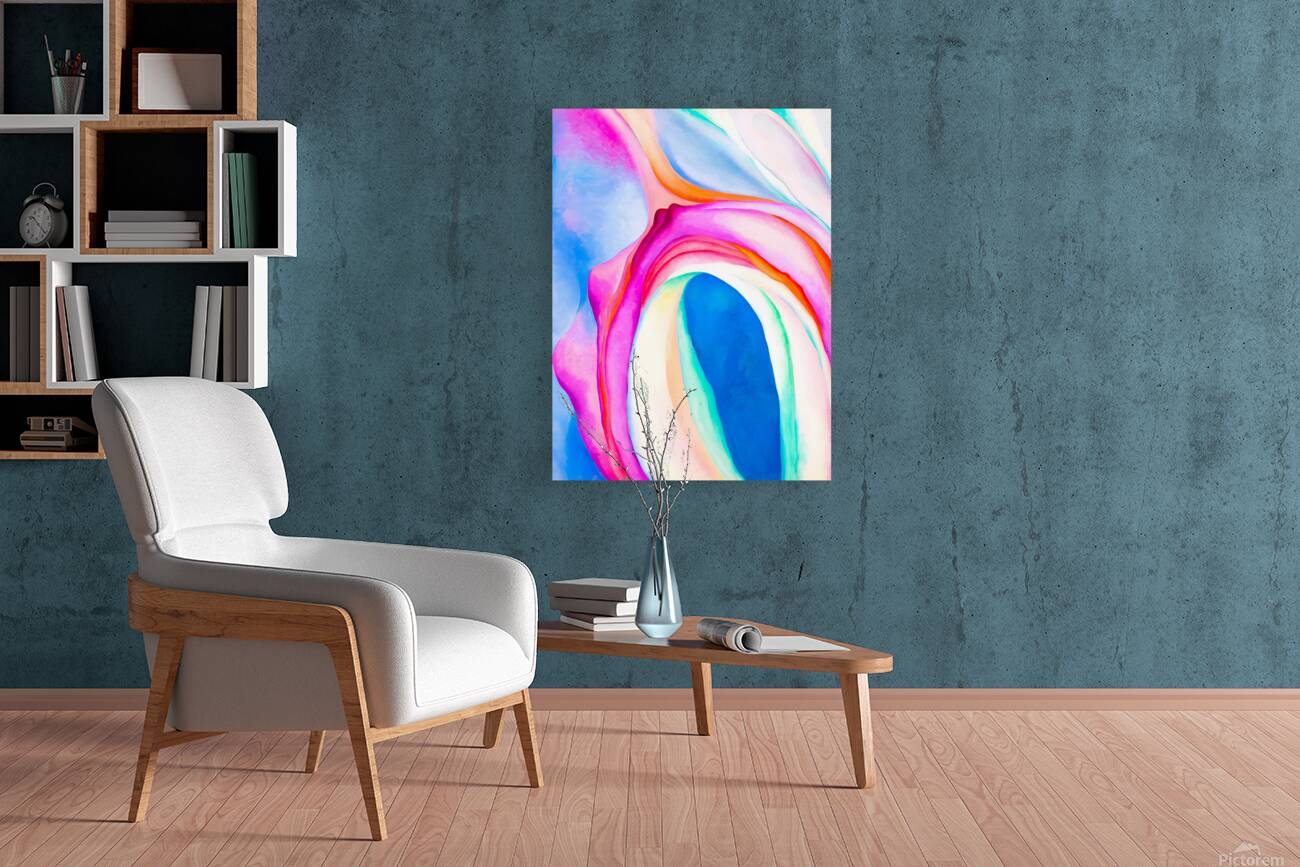 Georgia O Keeffe - Music Pink and Blue  No. 2 Reproduction