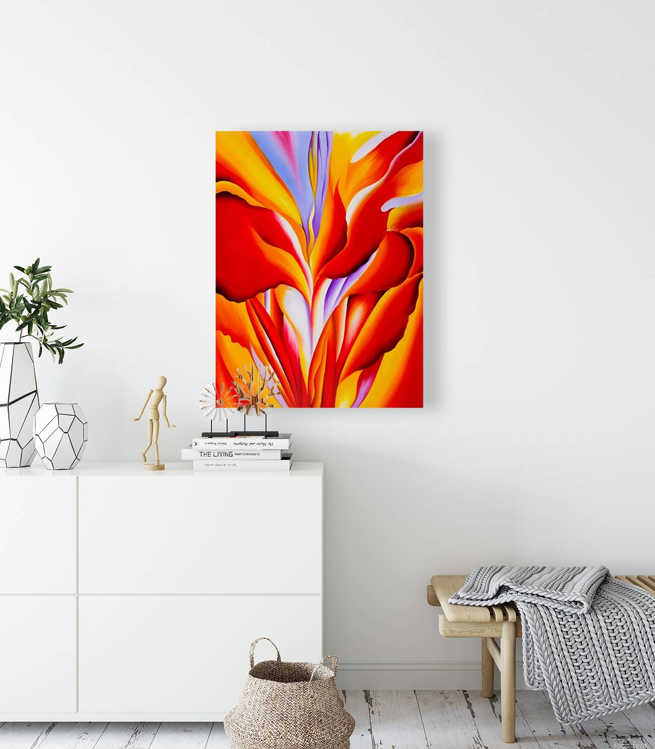 Georgia OKeeffe - Red Canna. 1924  Reproduction